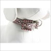 B.B. Simon Dog Collar - Pink Swarovski Crystals - Collars