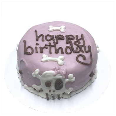 Dog Birthday Skull Cake