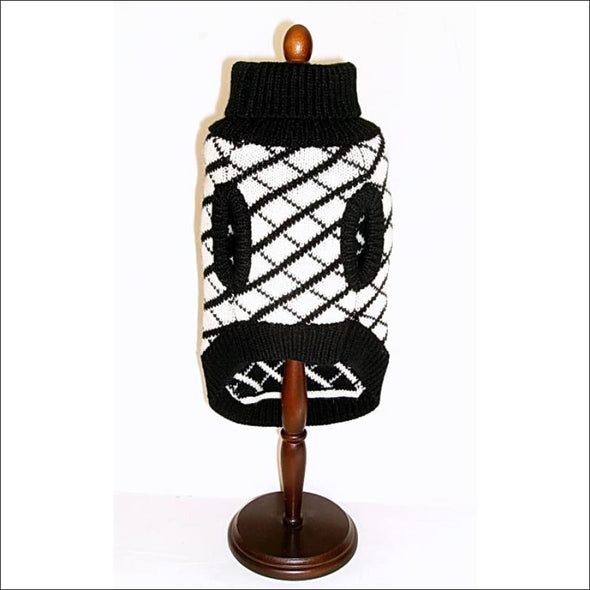 5th Avenue Sweater By Dallas Dogs - Designer Sweaters,5th avenue sweater,5th avenue  Dog Sweater,black and white pet Sweater,avenue dog Sweater,cute dog sweater,pet sweater,designer dog sweater,designer pet,designer dog,pet sweater,dog sweater,puppy sweaters,holiday dog sweater,christmas dog sweater,holiday pet sweater,christmas pet,