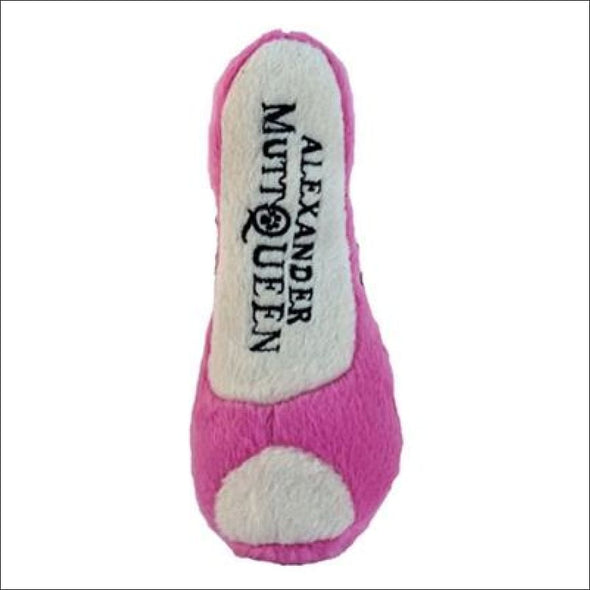 Alexander Muttqueen Small Pink Shoe Dog ToyAlexander Muttqueen Small Pink Shoe Dog Toy,designer dog toy,puppy toy,plush dog toy,chanel toy,squeaker dog toy,cute dog toy,parody toy,pink dog,pink dog toy,fashion dog toy,couture dog toy,small dog toy,teacup dog toy,soft dog toys,