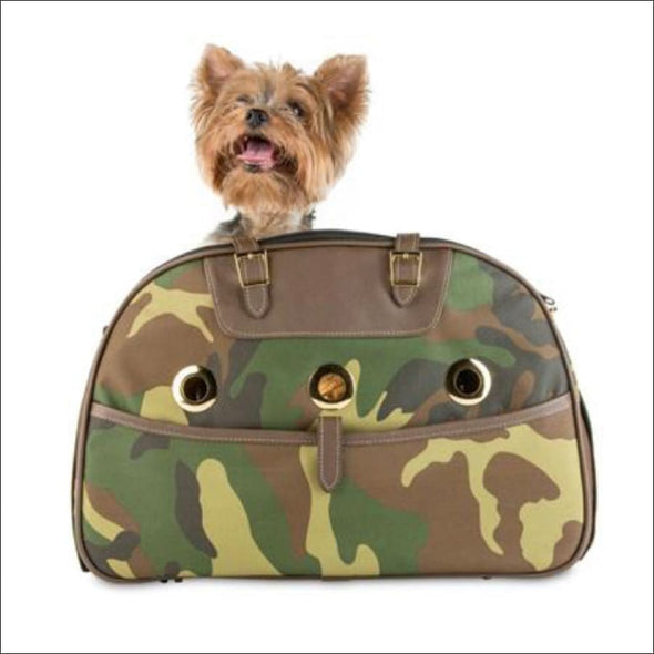 Ariel Bag Camo Pet Dog Carrier - Carriers & Strollers
