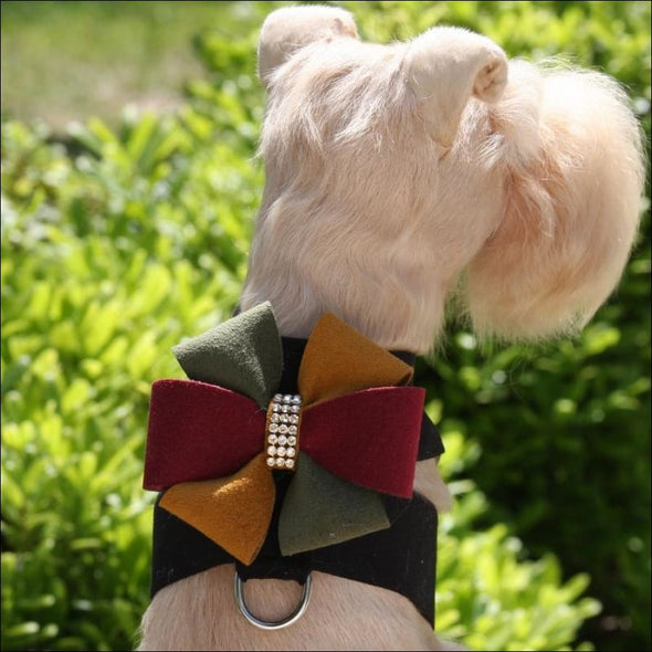 Autumn Bow tinkie Harness - Pet Collars & Harnesses