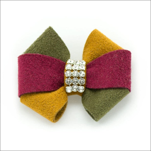 Autumn Hair Bow - 1 Size -Pair / Nouveau Bow - Pet hair bow