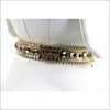 B.B. Simon Dog Collar - Gold Swarovski Crystals - Collars