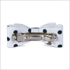 Black and White Polkadot Single Big Bow Hair Bow - Pet hair 