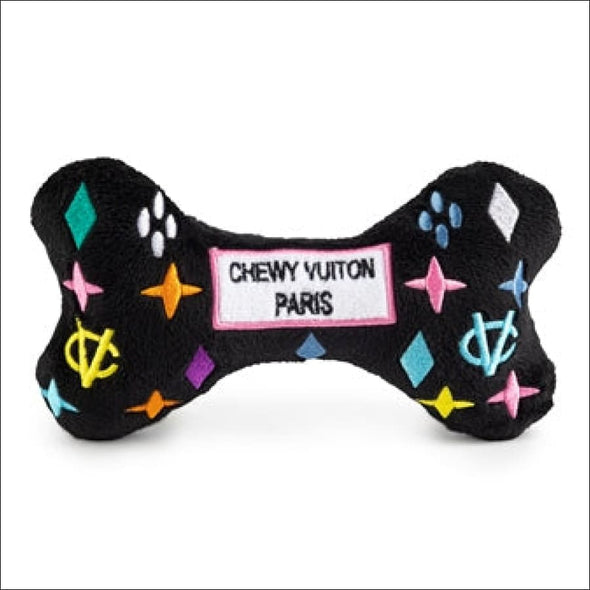 Black Monogram Chewy Vuiton Bone By Haute Diggity Dog - Dog 