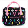 Black Monogram Chewy Vuiton Handbag By Haute Diggity Dog - 