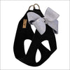 Black Step in Harness with Platinum Glitzerati Nouveau Bow -