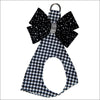 Black & White Houndstooth Silver Stardust Nouveu Bow Step in