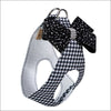 Black & White Houndstooth Silver Stardust Nouveu Bow Step in