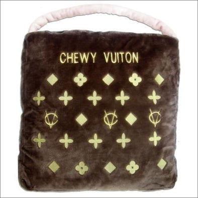 Brown Chewy Vuiton Dog Bed