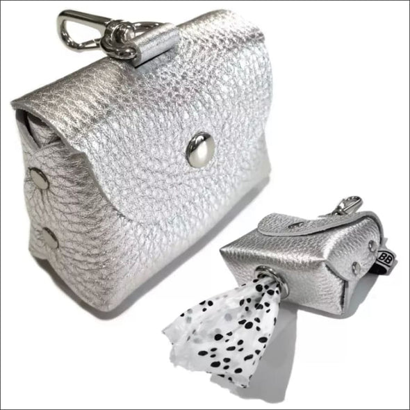 Buddy Belts Luxury Leather Poopurse - Pet Waste Bag 
