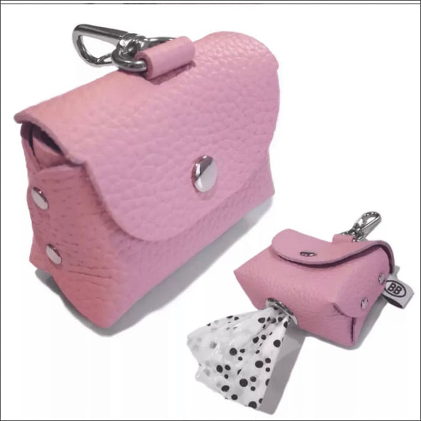 Buddy Belts Premium Leather Poopurse - Pet Waste Bag 