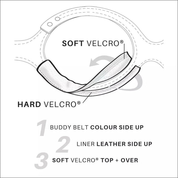 Buddy Belts Silver Harness Liners - harness cover