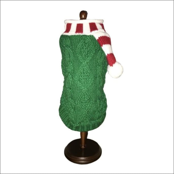 green sweater,holiday sweater,christmas dog sweater,christmas dog,dog sweater,puppy sweater,pet sweater,small dog sweater,hand knit sweater,knit dog sweater,sweater for dogs,dogs sweaters,holiday dog sweater,patterned dog sweater,dog sweater with scarf