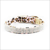 Cheetah Couture 4 Row Giltmore Collar - 5.5-7 Teacup - 