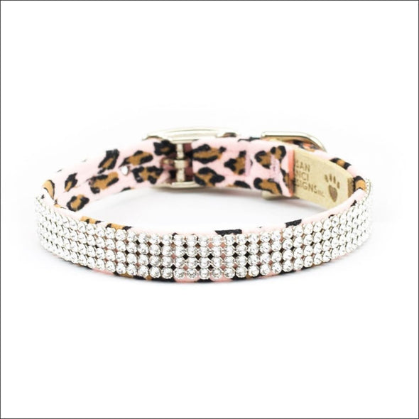 Cheetah Couture 4 Row Giltmore Collar - 5.5-7 Teacup - 