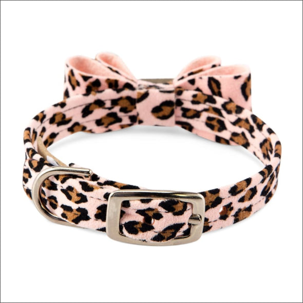 Cheetah Couture Big Bow Collar - Collars