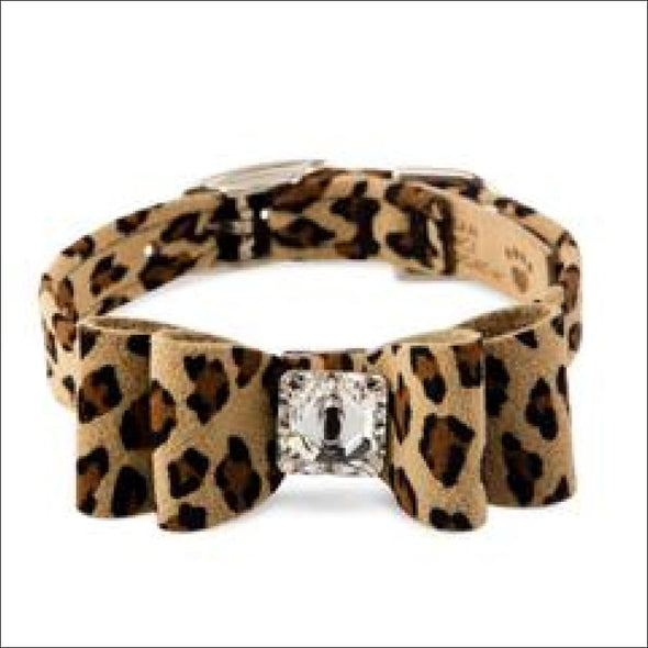 Cheetah Couture Big Bow Collar - Collars