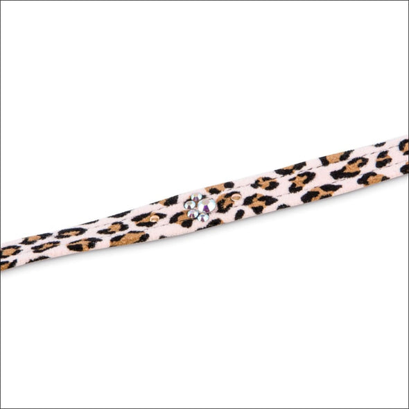 Cheetah Couture Crystal Paws Leash - 4 FT - Pet Leashes
