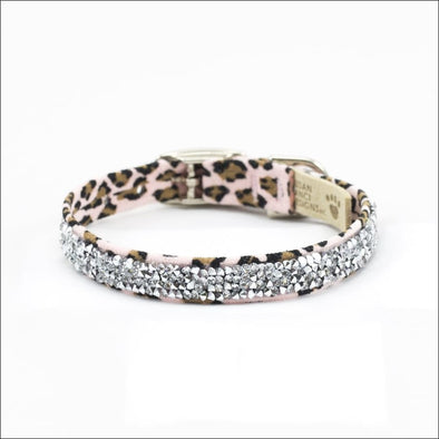 Cheetah Couture Crystal Rocks Collar - 5.5-7 Teacup - 