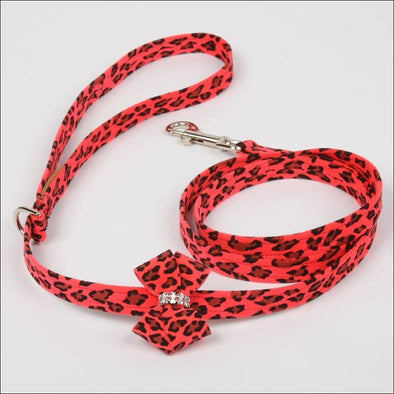 Cheetah Couture Nouveau Bow Leash - Pet Leashes
