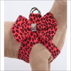 Cheetah Couture Nouveau Bow Step In Harness - Pet Collars & 