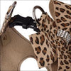 Cheetah Couture Nouveau Bow Step In Harness - Pet Collars & 