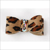 Cheetah Couture Single Plain Hair Bow - Teacup - Hair bows