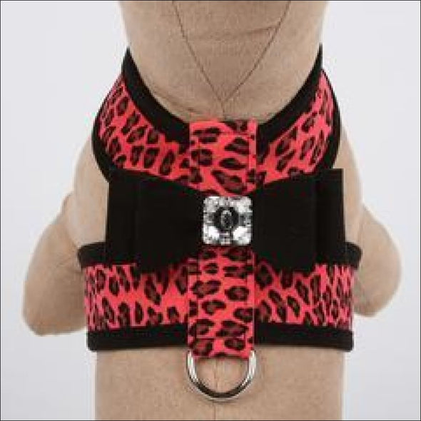 Cheetah Couture Tinkie Harness with Contrasting Big Bow & 