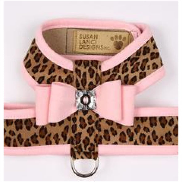 Cheetah Couture Tinkie Harness with Contrasting Big Bow & 