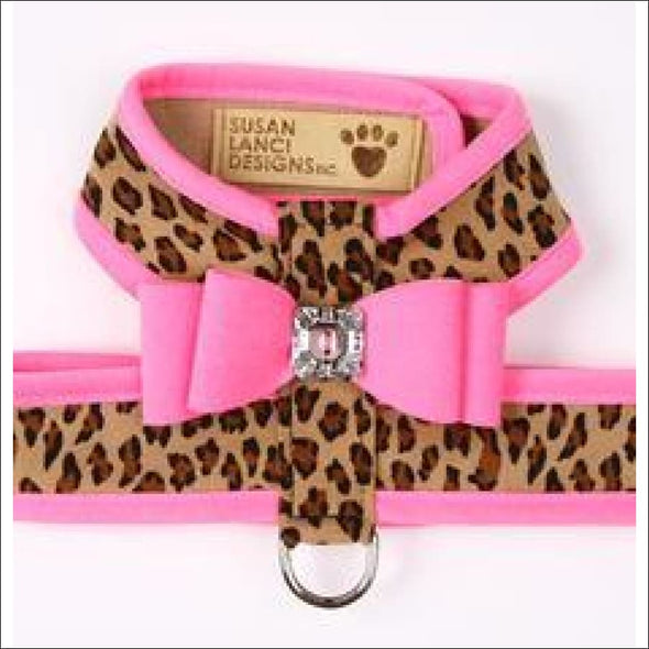 Cheetah Couture Tinkie Harness with Contrasting Big Bow & 