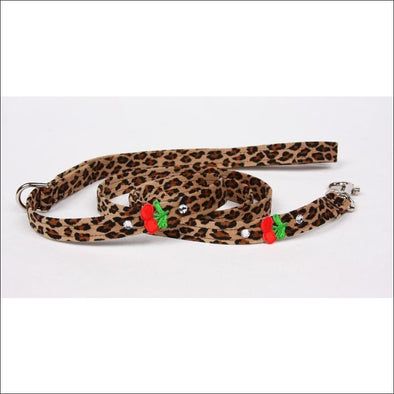 Cherries Jungle Print Leash - Pet Leashes