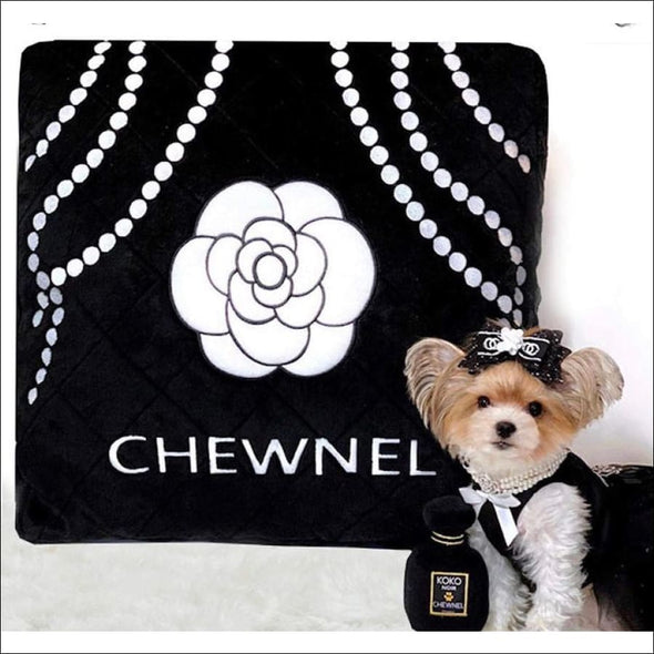 Chewnel Noir Dog Bed By Dog Diggin Designs - Designer Dog 