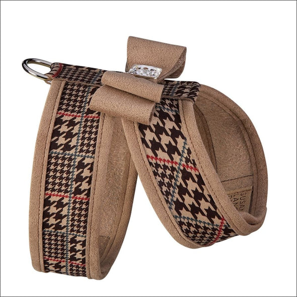 Chocolate Glen Houndstooth Tinkie Harness with Trim and Big 