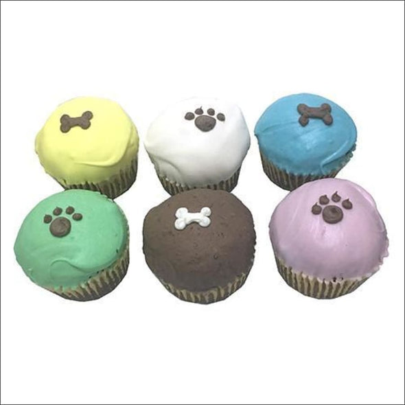 Classic Dog Cupcakes (Case of Six)