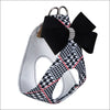 Classic Glen Houndstooth Black Nouveau Bow Step In