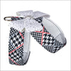 Classic Glen Houndstooth Srtardust Nouveau Bow Tinkie 