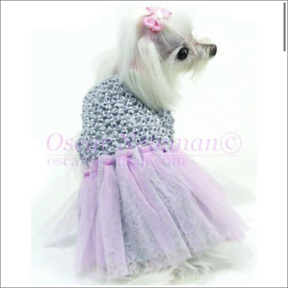 Cloud nine,Hand-Smocked Dog Dress,Oscar Newman, cloud nine  Hand-Smocked dress,dog dress,fancy dog dress,dog tutu,purple dog dress,purple dog tutu,dog dresses,fancy dog dresses,dog tutu dress,pink dog dresses,dog tutus,oscar newman dress,oscar newman dog,designer dog,cute dog clothes