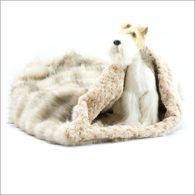 Cream Fox with Camel Curly Sue Cuddle Cup - Cuddle Cups