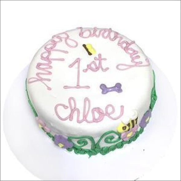 Dog Birthday Garden Cake