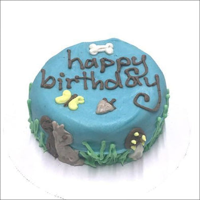 Dog Birthday Squirrel Cake