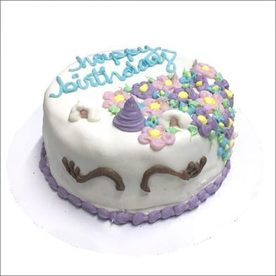 Dog Birthday Unicorn Cake