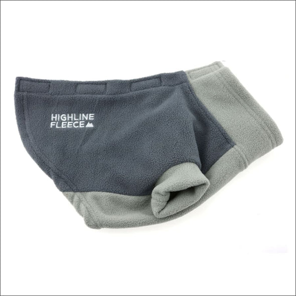 Doggie Design Highline Fleece Coat TWO TONE GRAY - Designer 