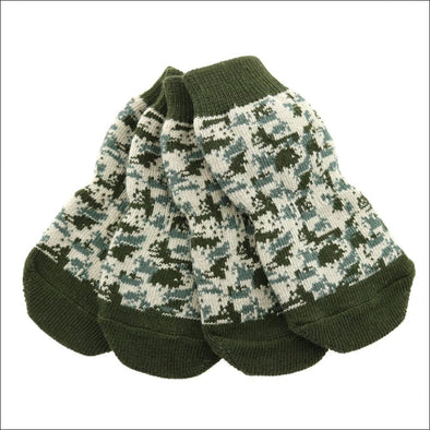 Doggie Design Non-Skid Dog Socks - Camo - Socks