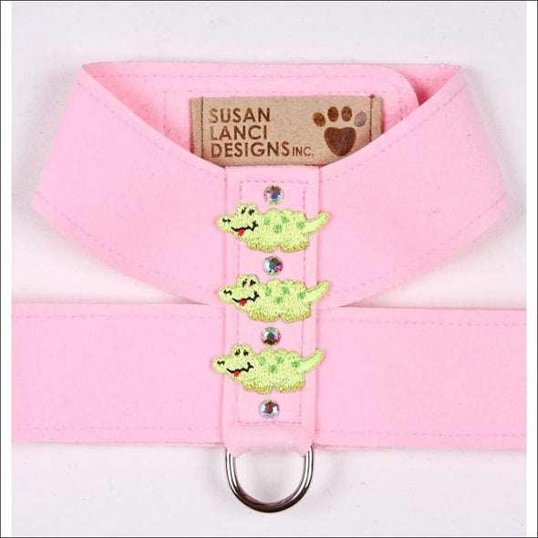 Embroidered Green Alligators Tinkie Harness