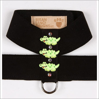 Embroidered Green Alligators Tinkie Harness