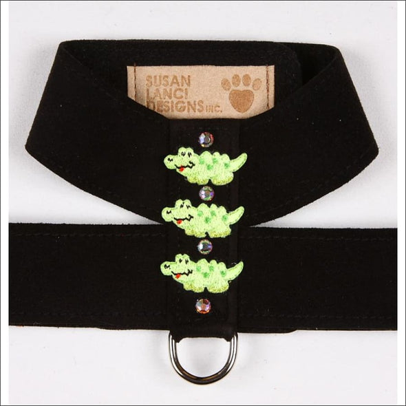 Embroidered Green Alligators Tinkie Harness