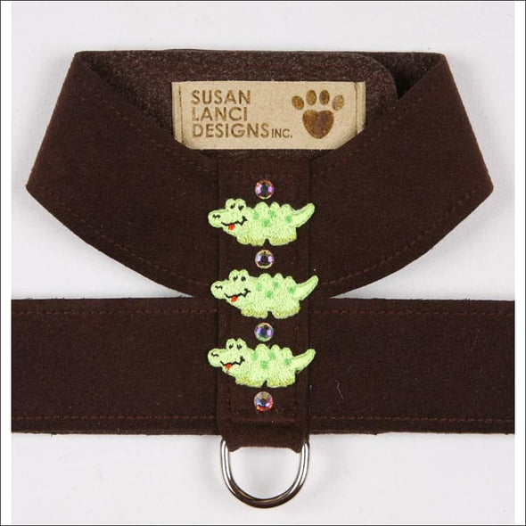 Embroidered Green Alligators Tinkie Harness