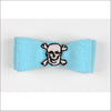 Embroidered Hair Bow - Teacup / Skull Tiffi